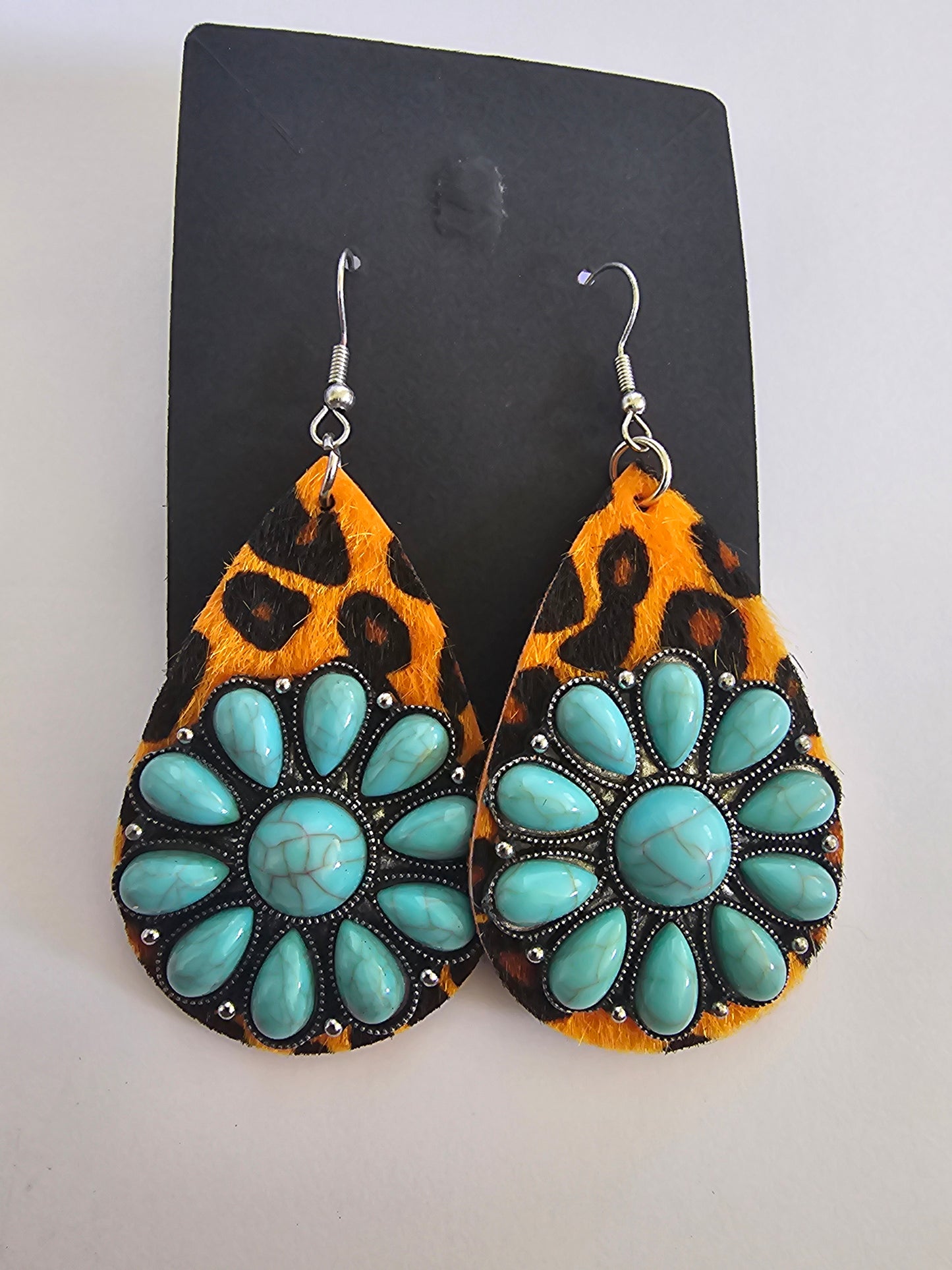 Western Turquoise Earrings