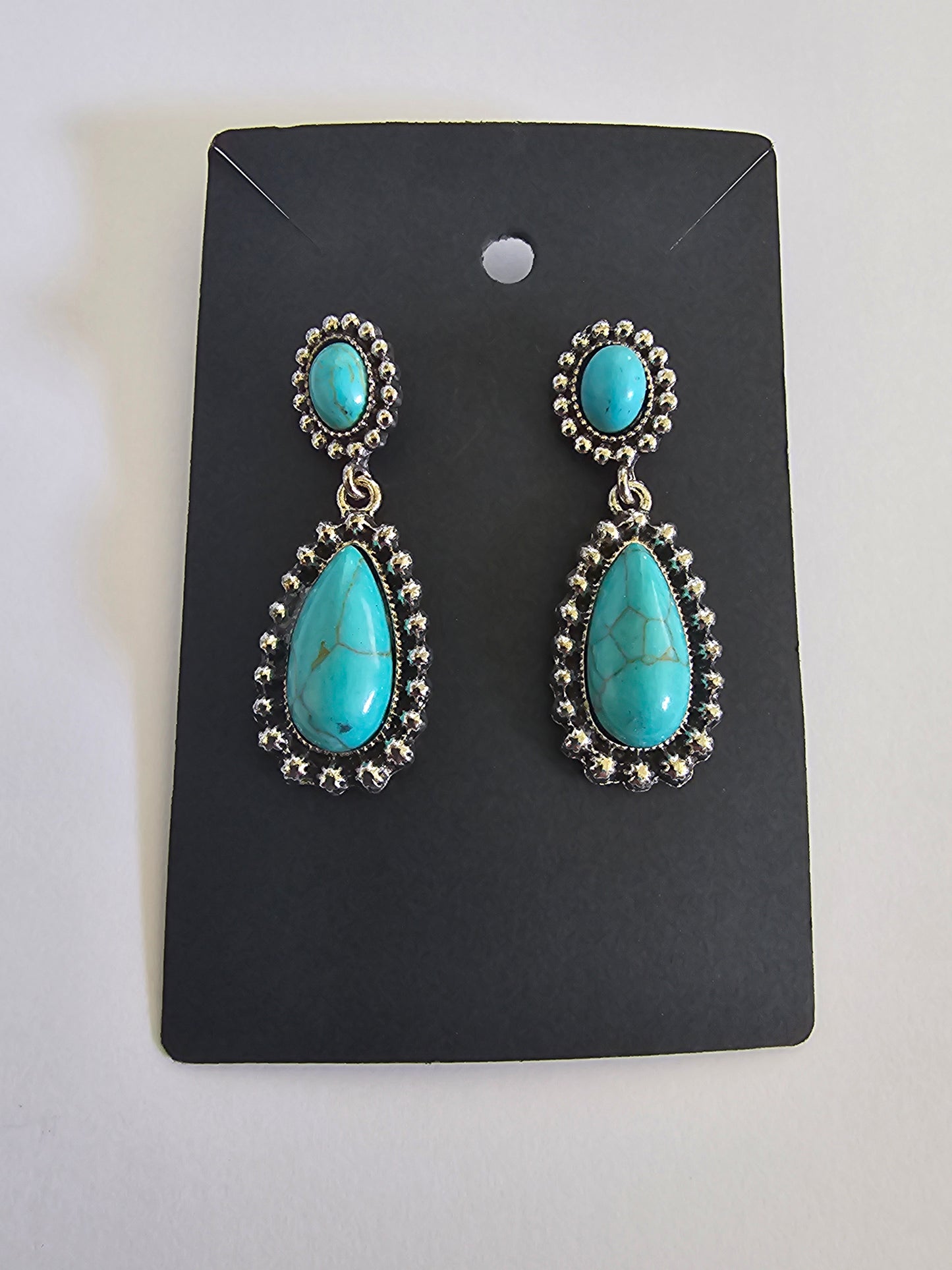 Western Turquoise Earrings