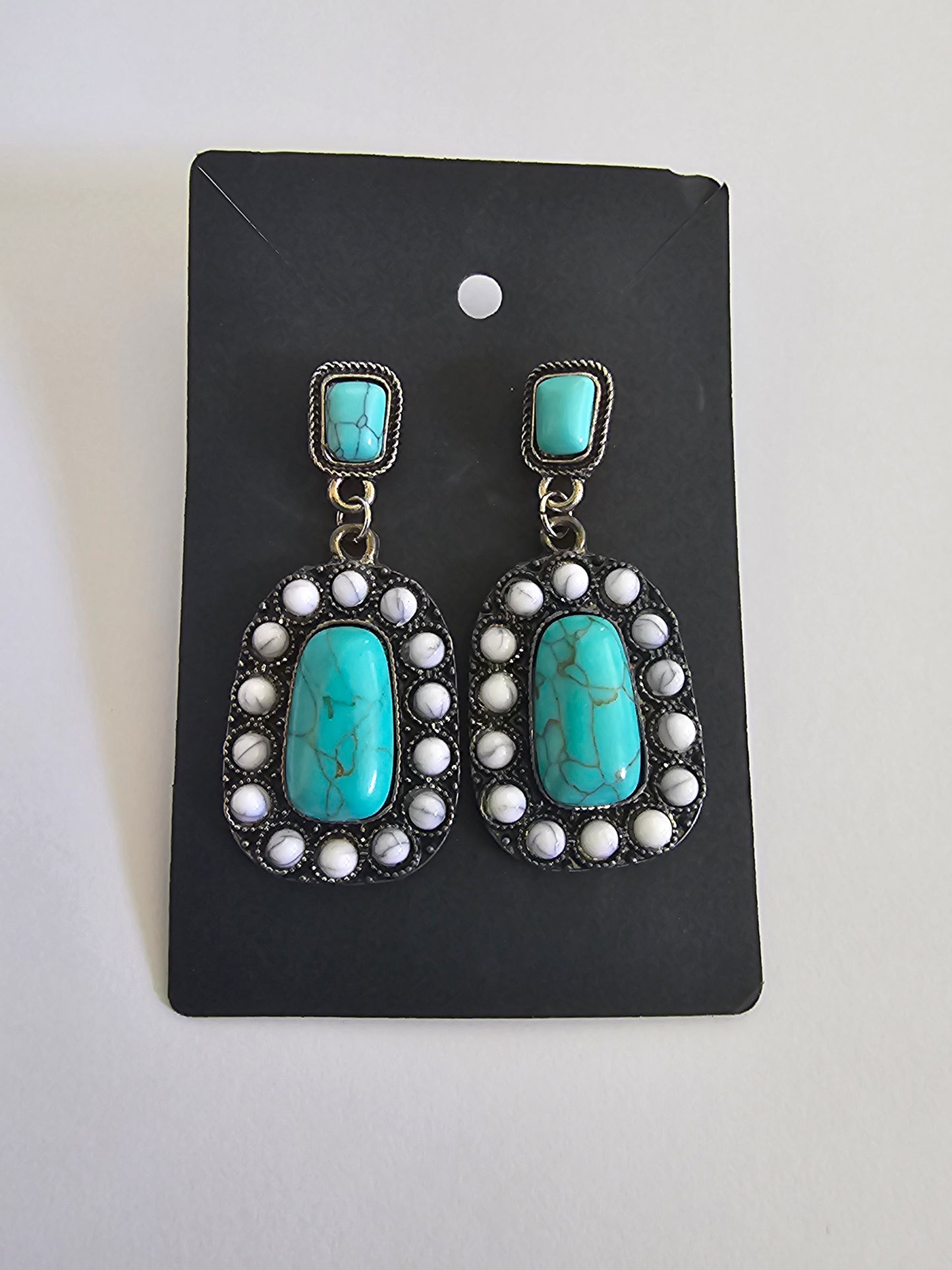 Western Turquoise Earrings