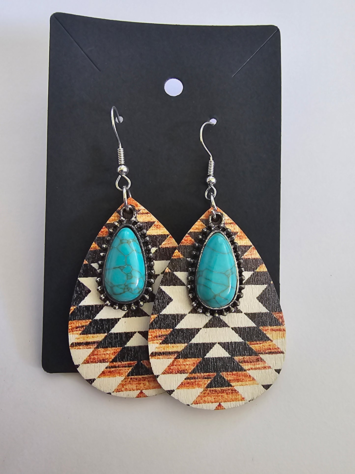 Western Turquoise Earrings