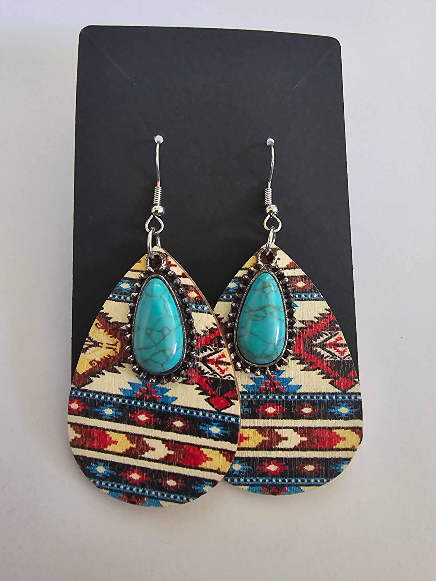 Western Turquoise Earrings