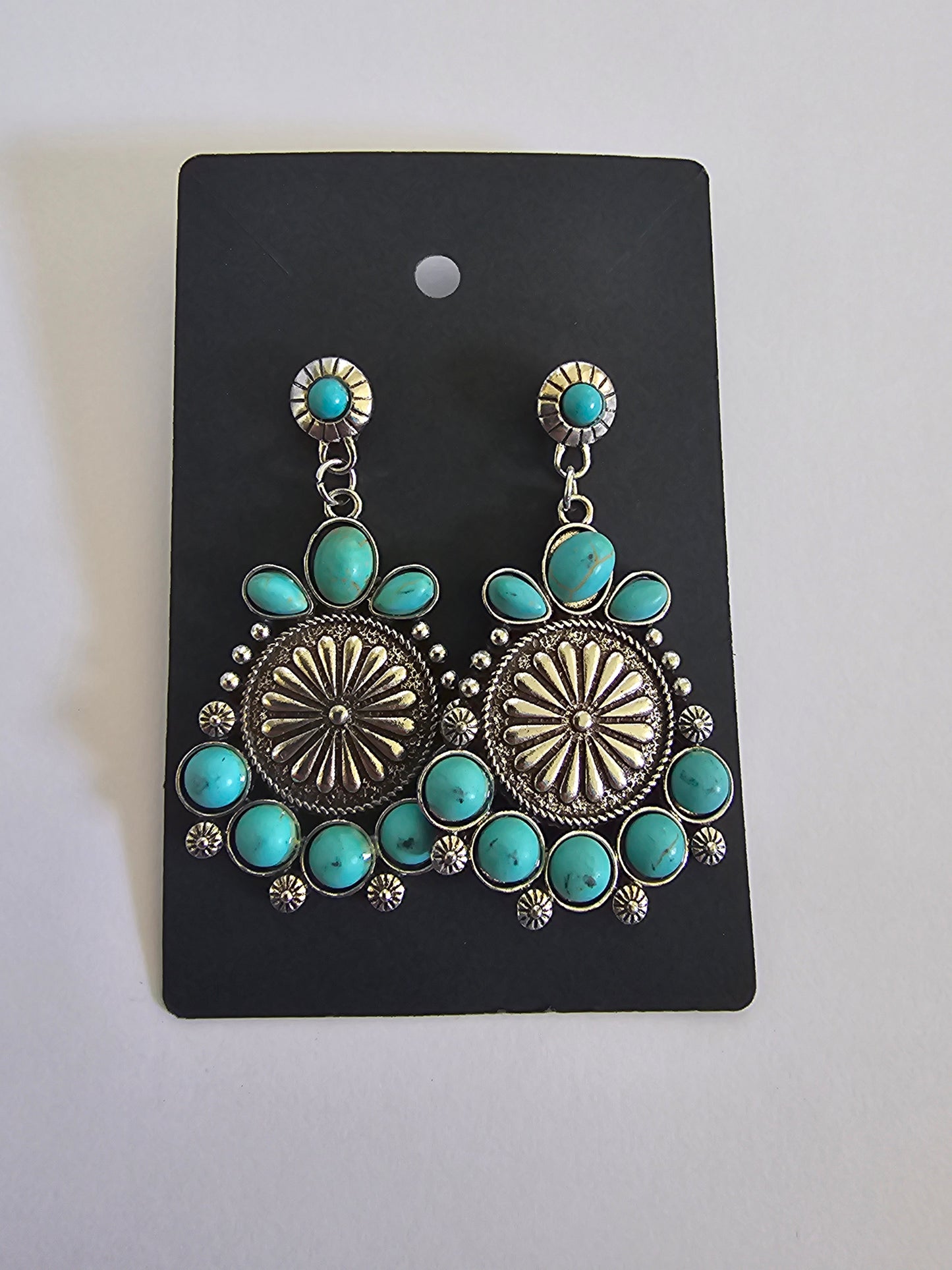 Western Turquoise Earrings