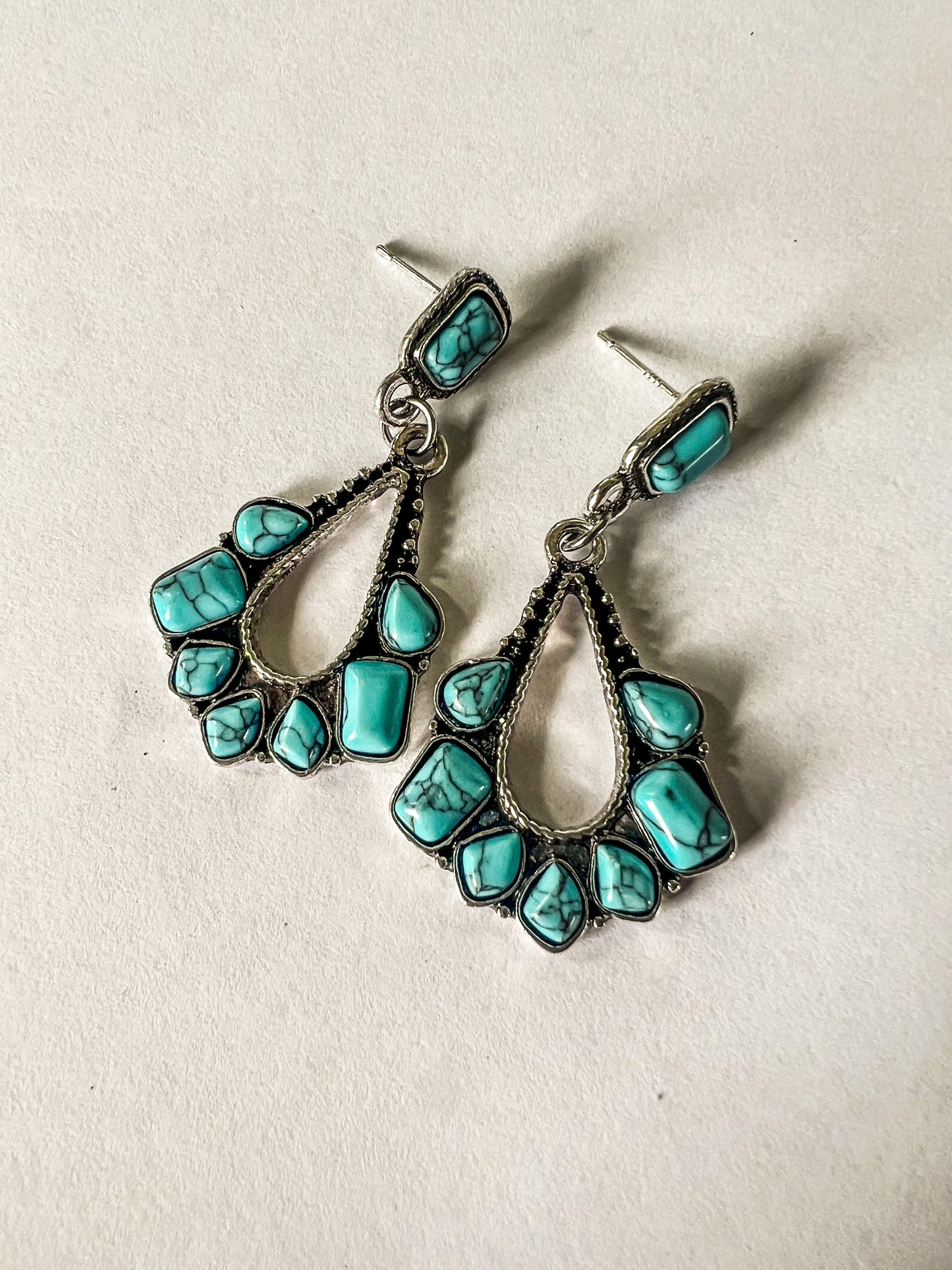 Western Turquoise Earrings