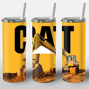Cat Excavator 20oz Tumbler