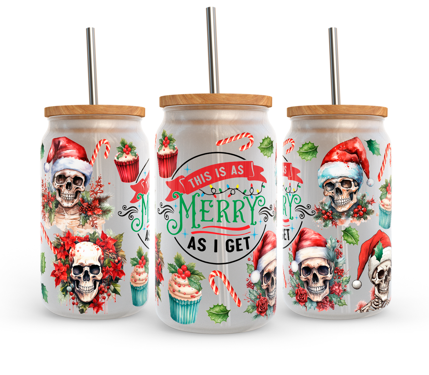 Skull Merry As I Get Cup Range