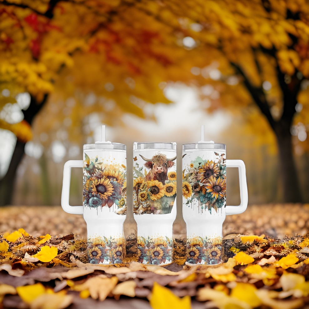 Highland Sunflower Boutique 40oz Tumbler