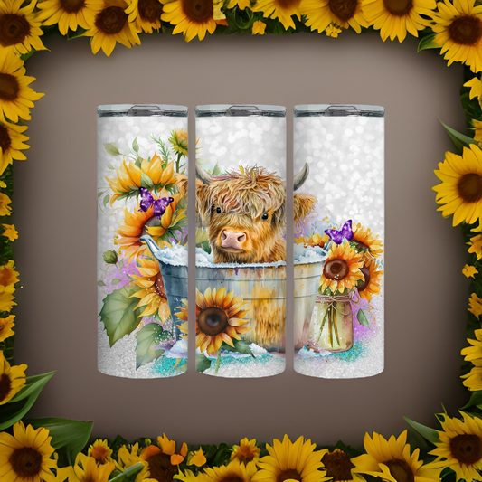 Highland Glitter Bath 20oz Tumbler