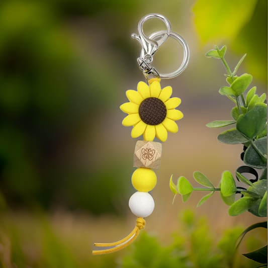 Mini Sunflower Keychain