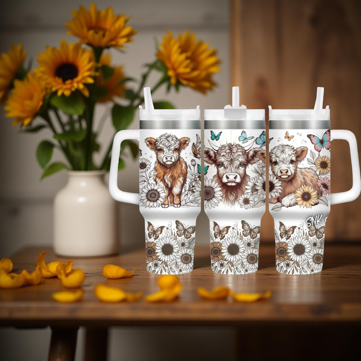 Butterfly Highland 40oz Tumbler