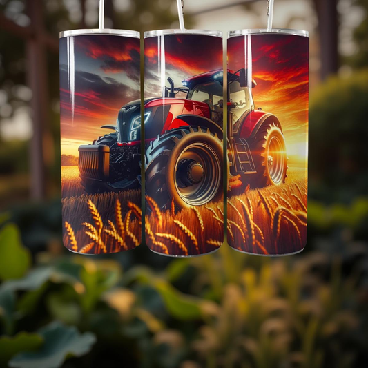 Red Tractor 20oz Tumbler