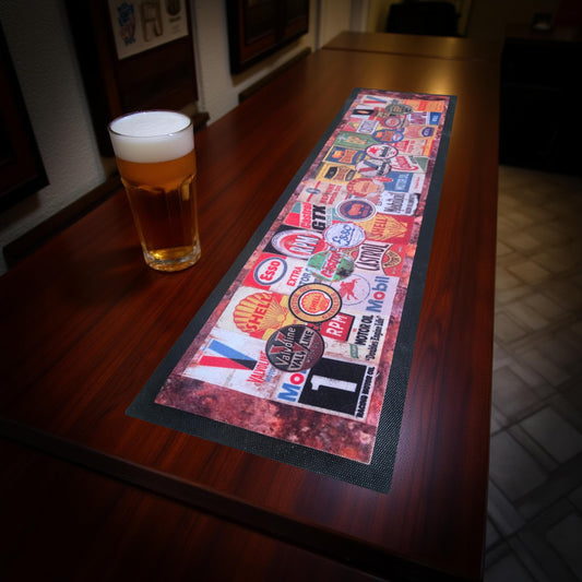 Oil Company Bar Mat