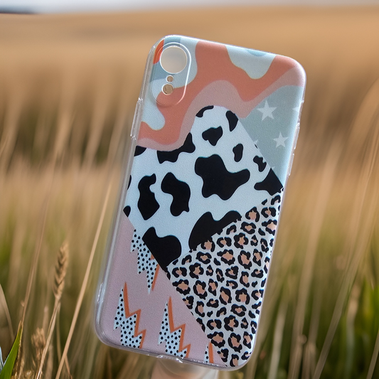 Cowhide Leopard Phone Case