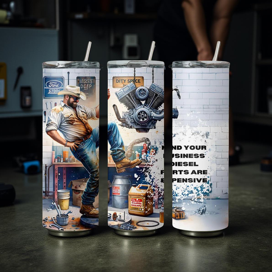 Diesel Mechanic 20oz Tumbler