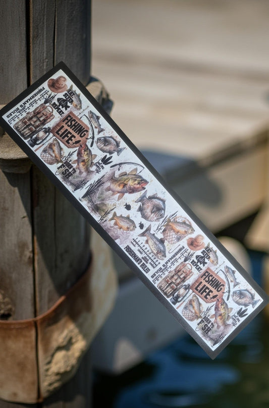 Fishing Rules Bar Mat